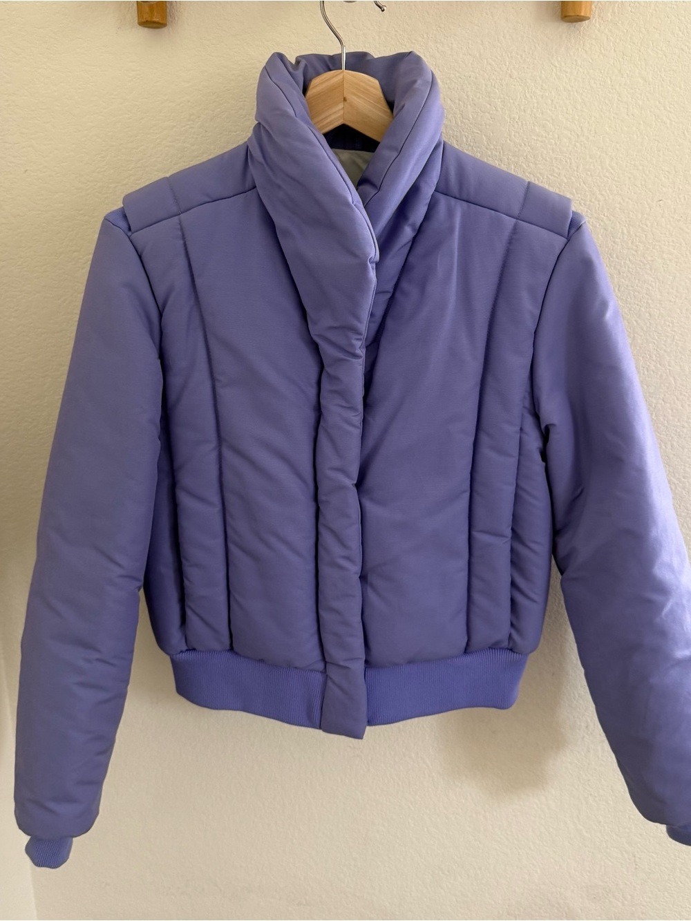 Roffe vintage 80s purple Ski puffer Jacket made in USA size S